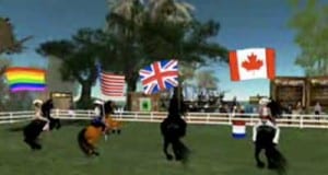 Gay Rodeo in Second Life